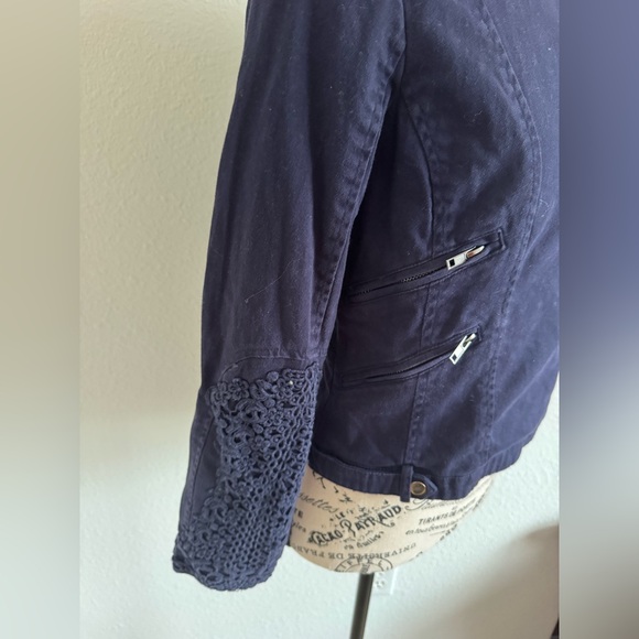 NWT Willow & Clay Navy Blue Jacket 4 - Picture 2 of 9